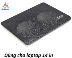 Quạt tản nhiệt Laptop đế tản nhiệt kèm quạt làm mát laptop có đèn N139