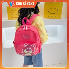 Balo Đeo Hình Gấu Dâu hoạt hình công chúa Chất dù chống thấm Cho Học Sinh / Cho Bé- vịt vàng hoạt hình nhiều mẫu