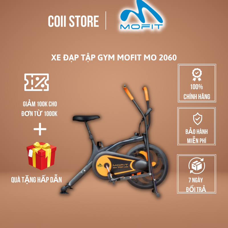 Xe đạp tập GYM MOFIT MO 2060, Hàng chính hãng, Bảo hành 12 tháng