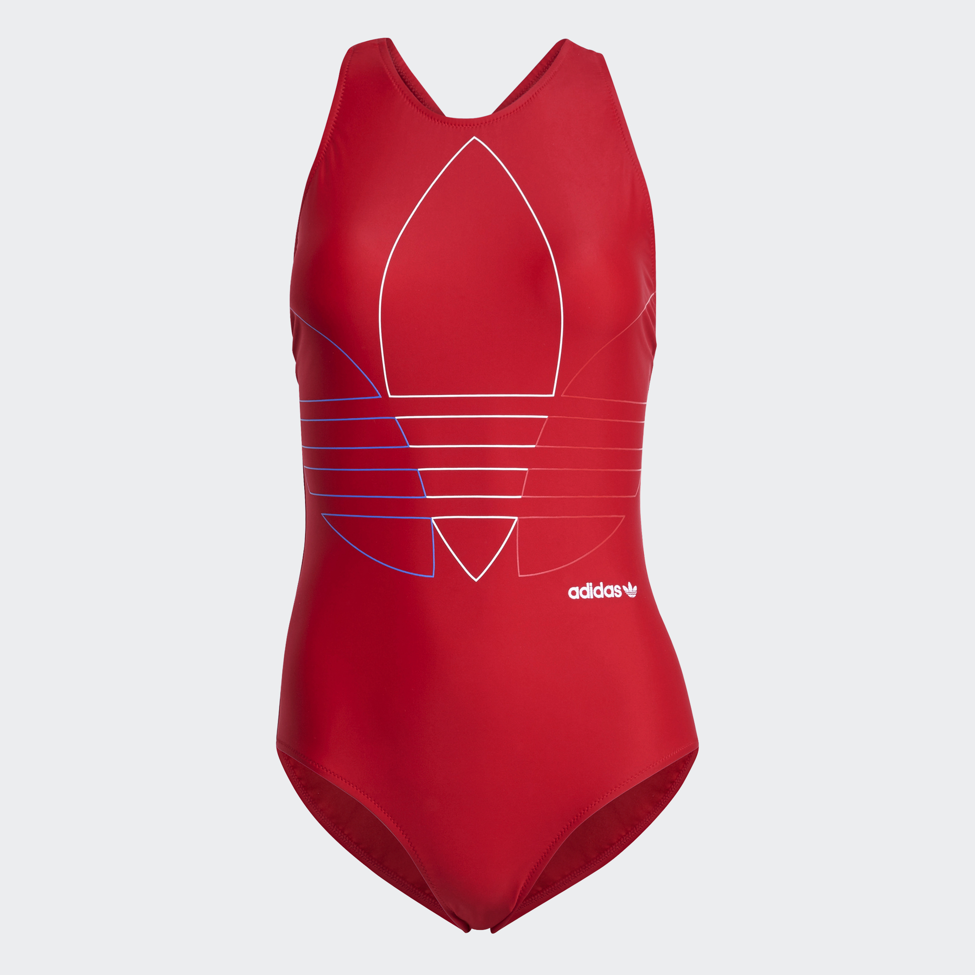 adidas ORIGINALS Đồ Bơi Ba Lá Tricolor Adicolor Primeblue Nữ Màu đỏ GN2952