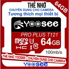 Thẻ nhớ YooSee – 64GB tốc độ cao C10