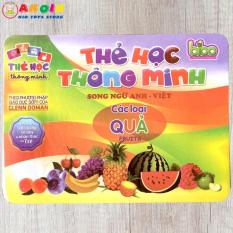 Thẻ Học Flashcards Cho Bé Học Tiếng Anh Có Hình Minh Họa Chủ Đề Các Loại Quả, Đồ chơi AKOIN phát triển trí tuệ thông minh cho trẻ, Shop Đồ Chơi Trẻ Em Thông Minh, An Toàn – AKOIN