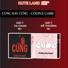 [Che Tên] Bộ bài tình yêu lựa chọn Cưng Hay Cứng cho cặp đôi 54 lá Board Game 18 cho couple hâm nóng tình yêu