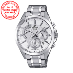 Đồng Hồ Casio Edifice Thể Thao EFV-580D-7AVUDF – Dây Thép Không Gỉ – Mặt Số Trắng Chính Hãnng