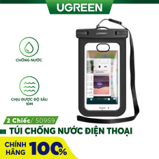 Túi đựng điện thoại chống nước tiêu chuẩn IPX 8 độ sâu 10m trong suốt cho màn hình từ 4 đến 6.5 inch UGREEN 60959 50919 – Hãng phân phối chính thức