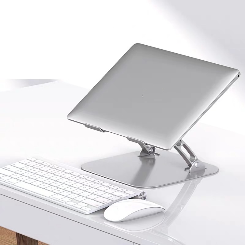 Giá đỡ laptop stand bằng nhôm kiêm đế tản nhiệt Macbook máy tính bảng Ipad có thể điều chỉnh góc...