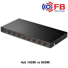 [HCM][Mã 77ELSALE hoàn 7% đơn 300K] Bộ chia từ 1 cổng HDMI ra 8 cổng HDMI – Chính hãng FB-Link