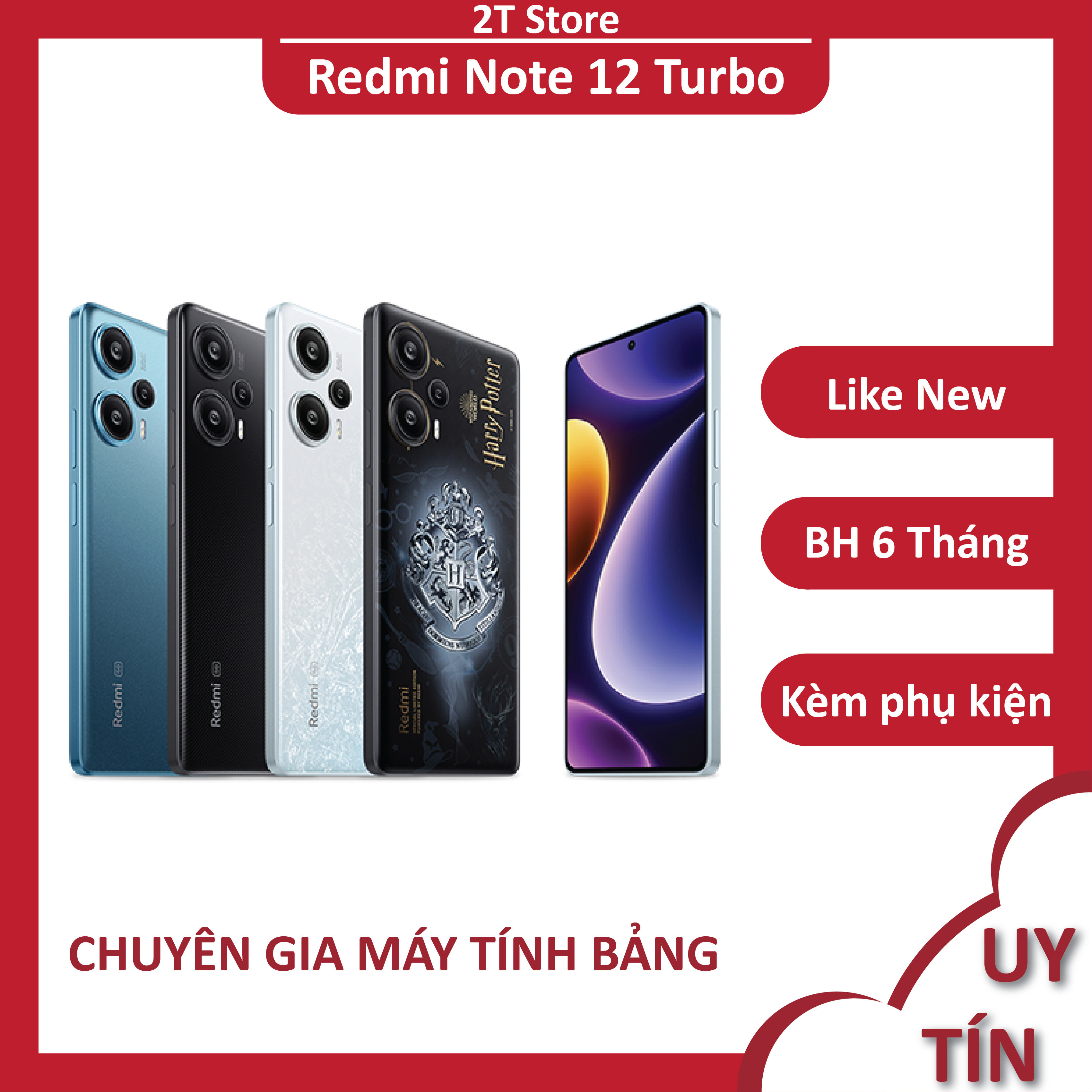 Điện thoại Xiaomi Redmi Note 12 Turbo Fullbox, ram 8GB chip Snapdragon 7 Gen 2 hỗ trợ sạc nhanh 67W thiết kế cao cấp