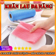 Khăn đa năng,khăn ăn.khăn lau dĩa,khăn lau bếp,Cuộn Giấy Vải Lau Đa Năng Tiện Dụng (50 tờ/cuộn), Khăn Lau Bàn, Khăn Lau Nhà bếp làm mọi thứ gọn gàng sạch sẽ