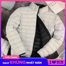 ÁO PHAO NAM LÔNG VŨ 2 MẶT CÓ MŨ CHỐNG NƯỚC SIÊU NHẸ