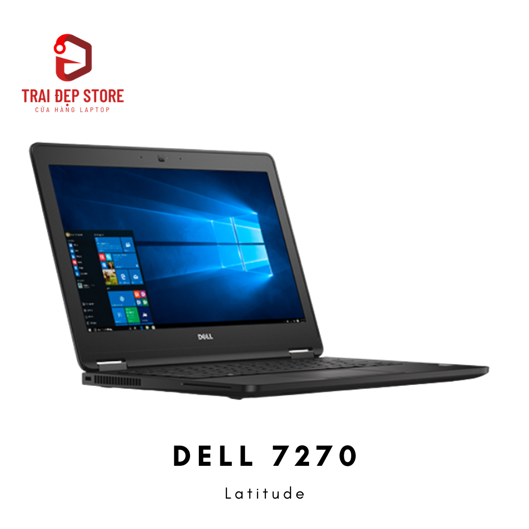 Máy tính Laptop Dell 7270 Core i5, Ram 8, SSD 256 12.5inch HD, Full HD