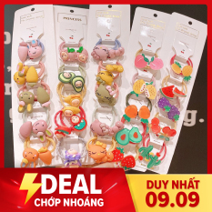 Set 5 cặp (10 dây) cột tóc icon cho bé dễ thương Phụ Kiện 68