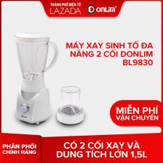 Máy xay sinh tố đa năng 2 cối Donlim BL9830