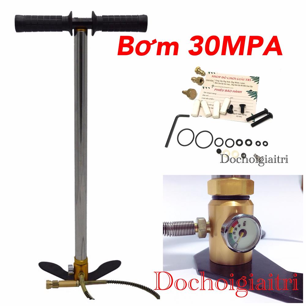 Bơm cao áp inox 40mpa đồng hồ nhỏ ô tô