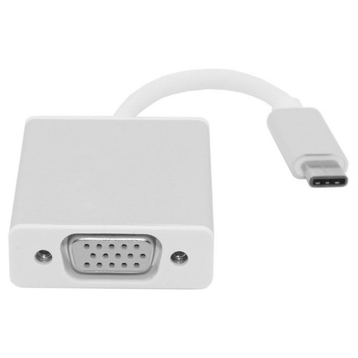 Cáp chuyển USB 3.1 Type-C ra VGA - TLC USB 3.1 TYPE-C to VGA (Trắng)