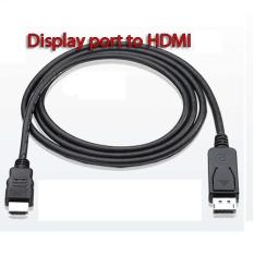 Cáp Displayport to HDMI 1.8m cao cấp (Đen)