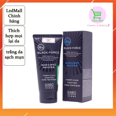 Sữa Rửa Mặt Nam Dabo Black Force Than Hoạt Tính Ngăn Ngừa Mụn, Trắng Da Hàn Quốc (120ml) – Hàng Chính Hãng