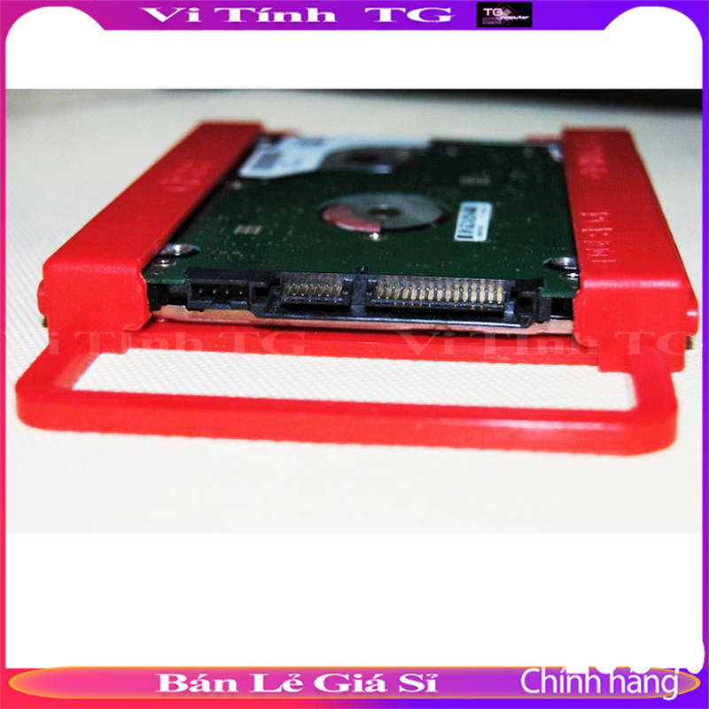 Case ssd nhựa dùng để bắt ssd 2.5 chuyển đổi sang 3.5 dành cho thùng máy tính - Đế SSD...