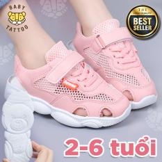 BABY TATTOO Dép trẻ em hình con gấu cho bé trai và gái 2-3-4-5-6 tuổi