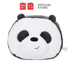 Gối bông êm ái hình gấu nhỏ gọn Miniso (Xám/ Nâu)