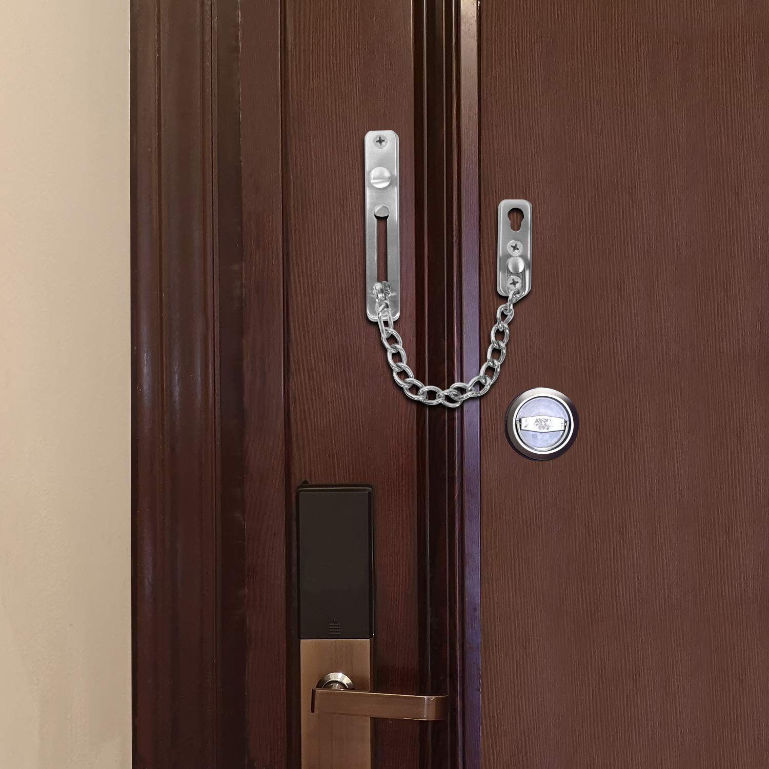 Dây chốt cửa an toàn dây xích chuẩn Inox SUS304 gắn cửa hợp cho chung cư nhà phố - khóa...