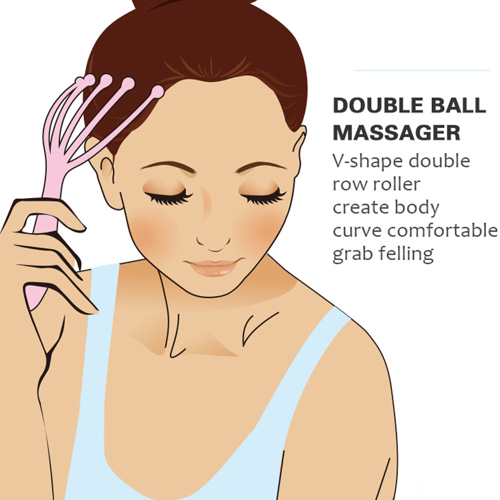 SEVICH Lược massage thư giãn cổ vai da đầu giúp giảm mệt mỏi căng thẳng - INTL