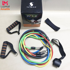 Bộ Dây Kháng Lực Tập Thể Hình, Tập Gym Đa Năng Chính Hãng Amalife – Dây Ngũ Sắc