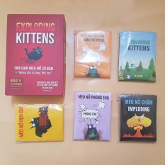 Combo mèo nổ Exploding Kittens + 5 bản mở rộng