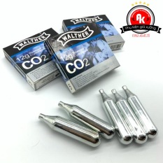 Thỏi co2 12G WATHER nhập khẩu từ Đức Chuyên dùng cho Air.soft thể thao M1911.1 hay M84.4 (1 hộp 5 thỏi)