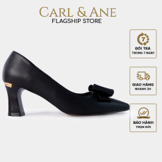 Carl & Ane – Giày cao gót bít mũi thời trang công sở màu đen _ CP011
