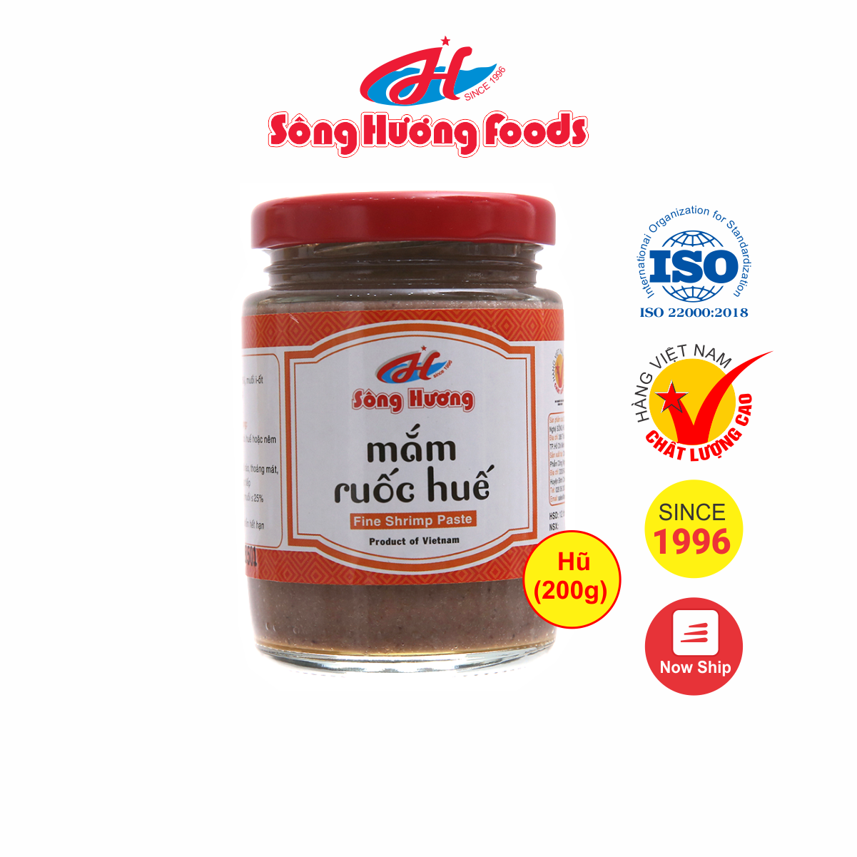 Mắm Ruốc Huế Sông Hương Foods Hũ 200g