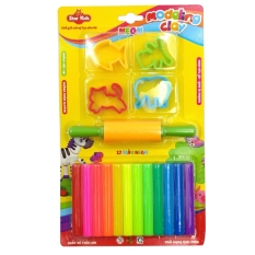 Đất Nặn Rstar 200g 12 Màu Và 5 Dụng Cụ K-200/12C/5T