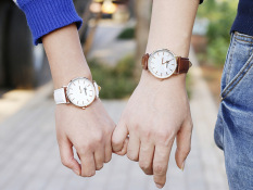 [Mua Nhiều]Đồng hồ dây da Geneva Platinum MN219 giá rẻ có 2 màu dây Đen Nâu lựa chọn phù hợp cả nam và nữ