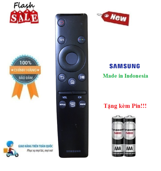 Remote Điều khiển tivi Samsung Smart- Hàng chính hãng Made in Indonesia các dòng Samsung UA 32 40 43 49...