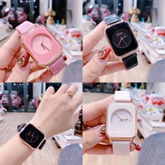 Đồng hồ nữ dây da GUOU A45 TREND 2020 đồng hồ kim thời trang cho phái đẹp