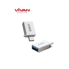 Đầu Chuyển Đổi OTG Cổng Type-C Sang USB 3.0 ROBOT RT-OTG04 – Chất Liệu Vỏ Kim Loại