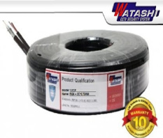 Cuộn 100M cáp đồng trục liền nguồn Camera hiệu Watashi RG59+2C