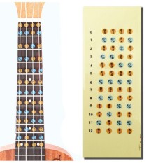 Decal dán note trên cần đàn Ukulele – Hỗ trợ học đàn Ukulele hiệu quả