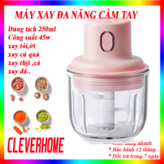 Máy xay tỏi ớt loại tốt, xay sinh tố, xay thịt, rau củ quả các loại, Máy xoay tỏi ớt bằng điện sạc pin bằng tay, cầm tay, không dây, máy xay đồ ăn dặm cho bé an toàn tiện lợi..