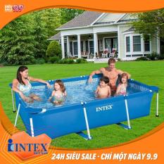 Bể bơi phao khung kim loại chữ nhật INTEX 28270
