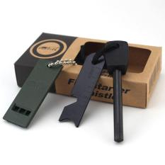 Bộ dụng cụ sinh tồn (còi cứu sinh + dụng cụ đánh lửa)
