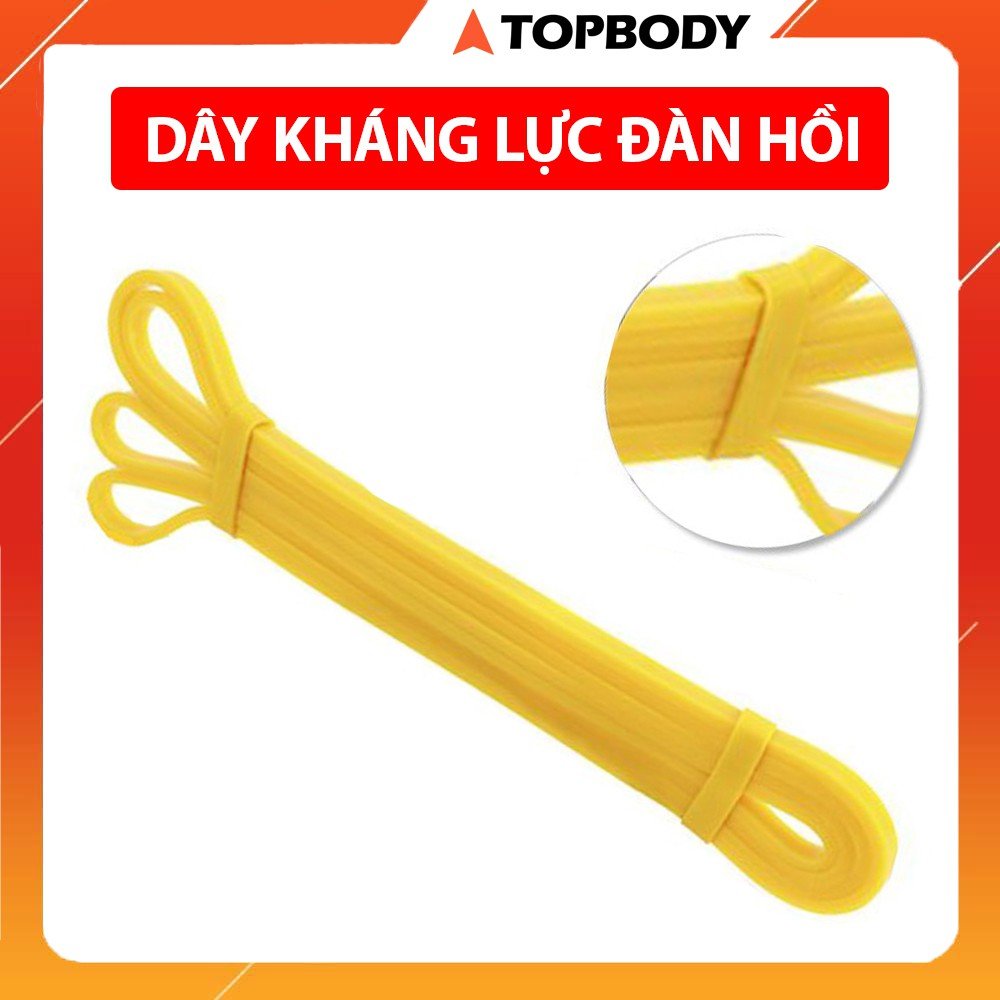 Dây kháng lực Power Band đa năng, hỗ trợ luyện tập thể dục, tiện lợi tại nhà, văn phòng TOPBODY...