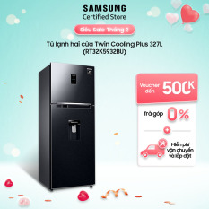 [Miễn phí COD giao + lắp HCM & HN][Voucher Upto 1triệu][Trả góp 0%] Tủ lạnh Samsung hai cửa Twin Cooling Plus 327L (RT32K5932BU) 2 dàn lạnh độc lập Twin Cooling 5 chế độ theo yêu cầu Làm lạnh nhanh , ổn định Hàng chính hã