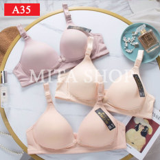 Áo lót bầu cho con bú LỤA TĂM không gọng nâng ngực đồ lót chip bà bầu A235