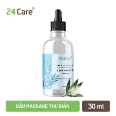 Dầu massage thư giãn Nam Nữ thảo dược thiên nhiên 24Care – 30ml