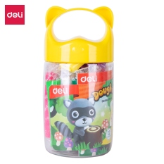 Đất nặn nhiều màu Deli – có khuôn đi kèm – Chất liệu an toàn cho trẻ nhỏ – 12/24 màu – 01 hộp nhựa có quai xách – ED75246 / ED75286