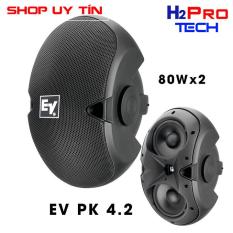 Đôi loa Karaoke E V PK 4.2 160W, 2 bass 10cm, 1 treble chất lượng cao, có giá treo cho âm thanh tuyệt vời, trong sáng mạnh mẽ