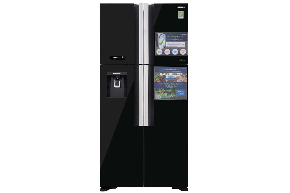 TRẢ GÓP 0% - Tủ lạnh Hitachi Inverter 540 lít R-FW690PGV7 GBK công nghệ kháng khuẩn khử mùi Nano Titanium...