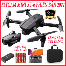 Flycam mini, máy bay điều khiển từ xa có camera, flycam mini XT6 giá rẻ, fly cam cao cấp, máy bay không người lái, flycam mini drone có đèn chất lượng, hàng chính hãng