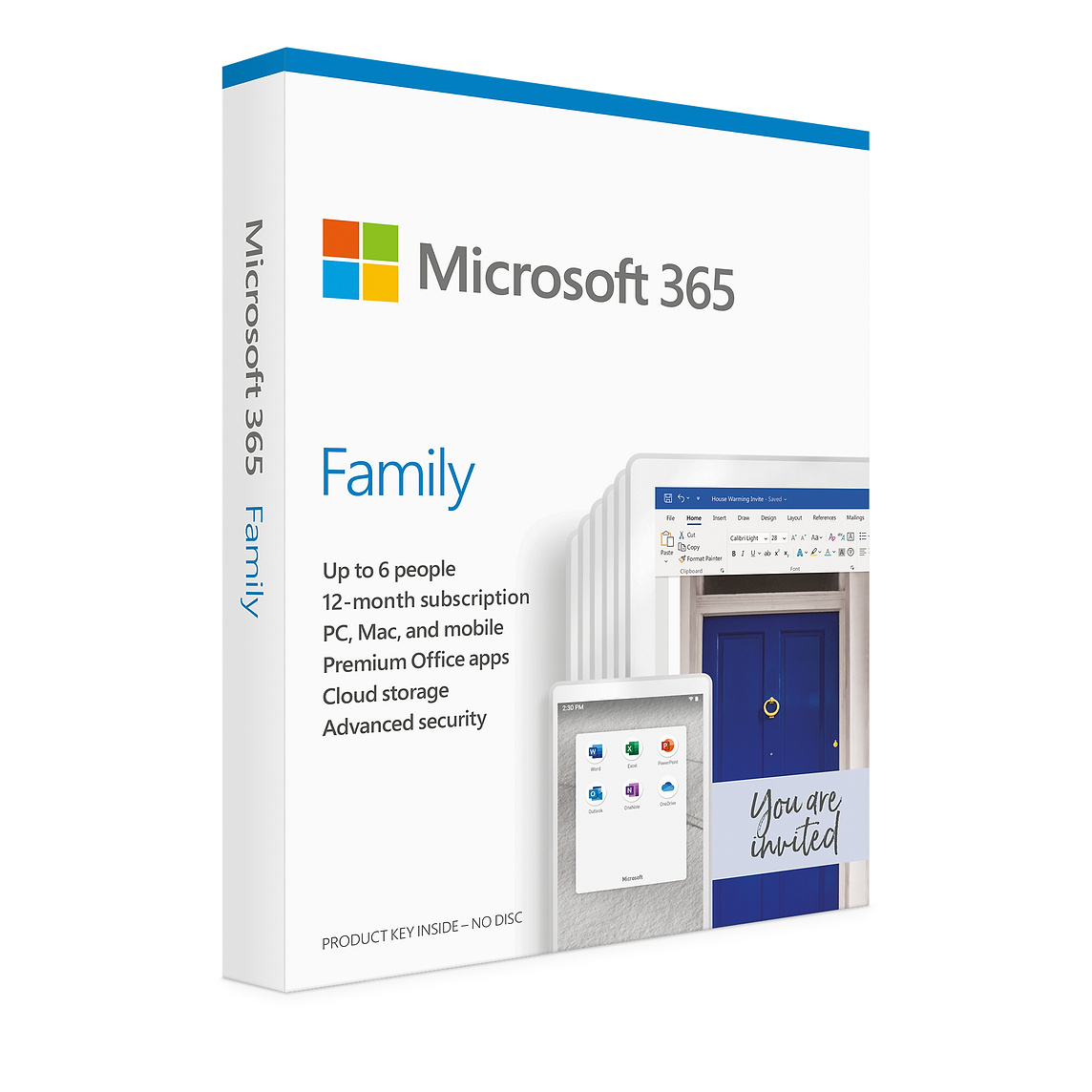 Microsoft 365 Family 01 năm 01 tài khoản 5 thiết bị - Dùng chung